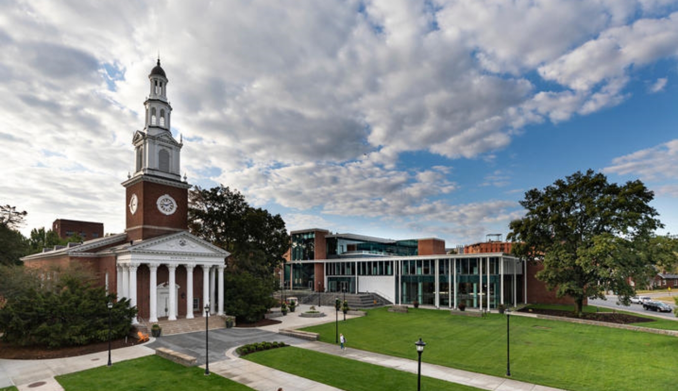 Outside view of dental school building