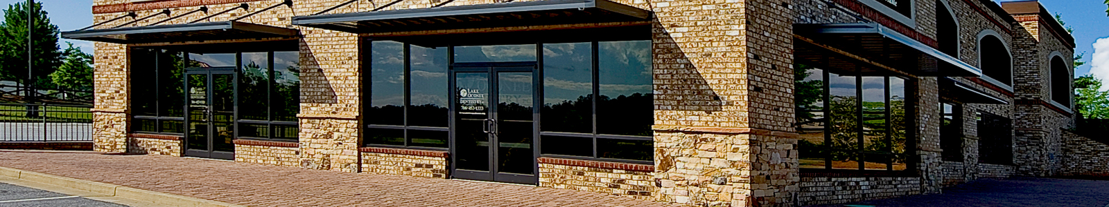 Outside view of dental office entrance