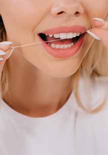 dentist explaining dental implants to patient 