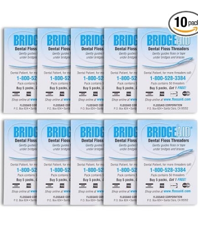 Floss Threaders for Braces or Bridges
