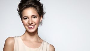 woman with pretty smile